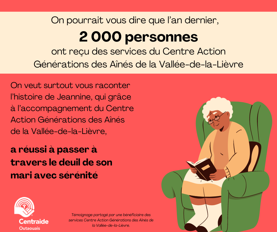 Présents pour nos aînés, un jour à la fois.